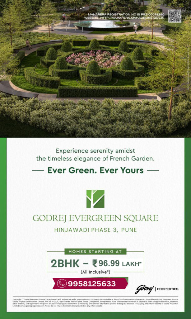 Price of godrej evergreen square phase 3