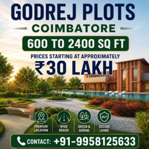 Godrej plots coimbatore new launch