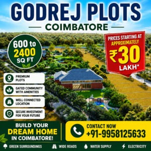 Godrej plots coimbatore photos price