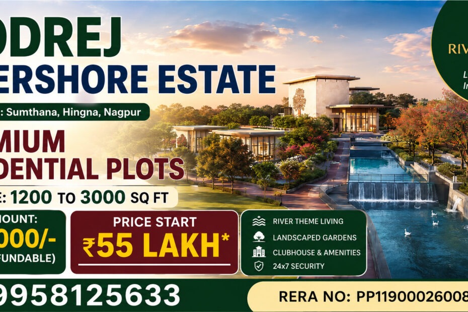Godrej rivershore estate banner nagpur real estate